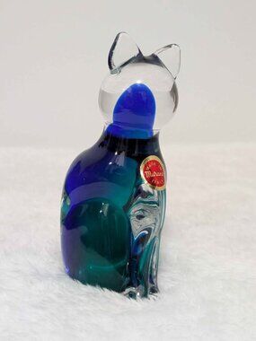 Murano Glass Cat Figurine